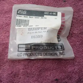 E6359 Ca 26101 1968-1969 C3 Corvette Upper Seat Back Rubber Bumper