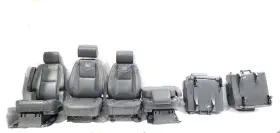 202-03385l Cadillac 2012 2014 Escalade Oem Platinum Full Set Of Jet Black Leather Seats