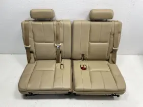220.gm8b07 Chevrolet Rear 3rd Row Seat Tan Leather Fits 2007-2014 Tahoe Suburban Escalade Yukon 83909