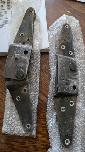 71634 Chevrolet 1978 - 1982 Vintage Corvette Seat Back Hinges For Driver Side Pair
