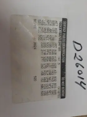 206.gm8597 Chevrolet Truck Tchev1500 1997 Headrest 205921