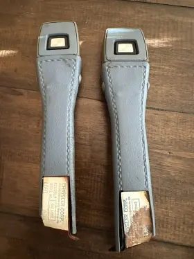 L690 Chrysler Corporation Mopar 86 Dodge Ramcharger Rear Blue Seat Belt Oem