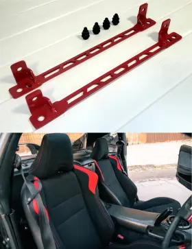 Sw20101 Dk Auto Brz/frs/gt86 Seat Brackets Conversion Kit Red For 1990-1999 Toyota Mr2 Sw20 Sw20101 Dk Auto Brz/frs/gt86 Seat Brackets Conversion Kit Red For 1990-1999 Toyota Mr2 Sw20