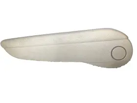 1000234048-01 Dodge 2011-2020 Grand Caravan Rear Left Side Seat Armrest Arm Rest Oem Gray