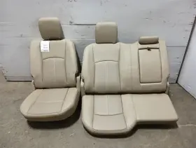 215.ch8m18 Dodge Truck Rear 2nd Row Heated Beige Leather Seats From 2018 Ram 1500 11202108