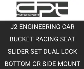 Dpt-sld001 Dpt Motorsports J2 Engineering Car Bucket Racing Seat Slider Set Dual Lock Bottom Or Side Mount Dpt-sld001 Dpt Motorsports J2 Engineering Car Bucket Racing Seat Slider Set Dual Lock Bottom Or Side Mount