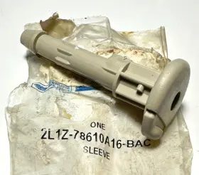 2l1z-78610a16-bac Ford 2l1z78610a16bac Genuine Headrest Guide Rod Sleeve Light Parchment Nos