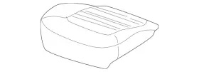 3l2z-78632a22-aa Ford Genuine Seat Cushion Pad
