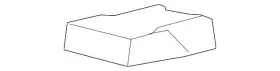 4c3z-2665478-aa Ford Genuine Armrest 4c3z-2665478-aa Ford Genuine Armrest