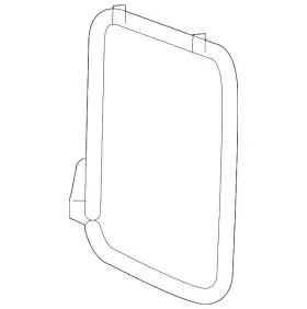 4l1z-78613a38-ba Ford Genuine Seat Back Frame
