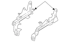 4l5z-1061704-aa Ford Genuine Seat Track