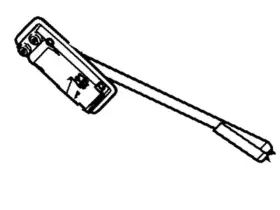 Ford 5f2z-17600a96-ba Genuine Strap Assembly - Front Seat Cushion