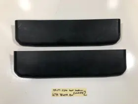 7863390 Ford 1999-2007 F250 F350 Seat Bolt Cover Bezel Trim Pair Black