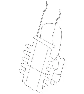 7l2z-7865500-c Ford Genuine Lumbar Support