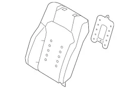 8a5z-5464811-b Ford Genuine Pad - Seat Back