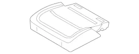 8a8z-7463841-g Ford Genuine Seat Cushion Pad