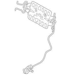 8a8z-7465501-a Ford Genuine Lumbar Support