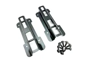 8c2z-1662440-d Ford Pair Of 2008-2014 Econoline E-350 Rear Seat Bracket Set Last Row Bench Van