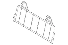 8c3z-2861018-a Ford Genuine Seat Back Frame