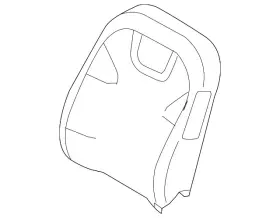 8s4z-5464810-a Ford Genuine Seat Back Pad 8s4z-5464810-a Ford Genuine Seat Back Pad