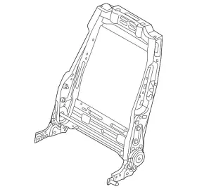 9h6z-5461018-a Ford Genuine Seat Back Frame