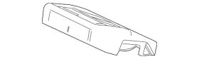9l3z-1866800-b Ford Genuine Seat Back Pad