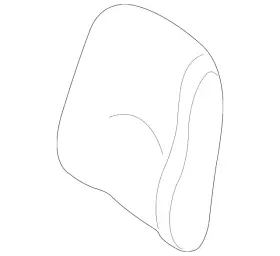 9l8z-7864810-b Ford Genuine Seat Back Pad