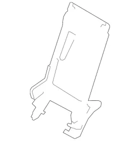 Ae5z-54613a39-a Ford Genuine Seat Back Frame Ae5z-54613a39-a Ford Genuine Seat Back Frame