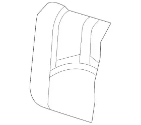 Ae6z-7866600-ca Ford Genuine Seat Back Cover