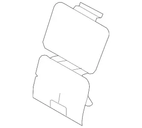 Ag1z-14d696-q Ford Genuine Seat Back Heater Ag1z-14d696-q Ford Genuine Seat Back Heater