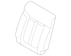 Al3z-1666600-nb Ford Genuine Seat Back Cover