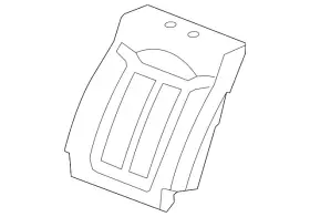 Al3z-1666801-b Ford Genuine Seat Back Pad Al3z-1666801-b Ford Genuine Seat Back Pad