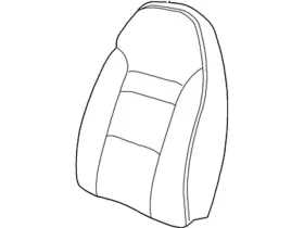 Bc2z-1564417-ba Ford Genuine Seat Back Cover