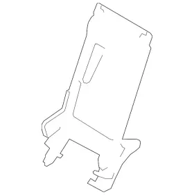 Ford Be5z-54613a38-a Genuine Seat Back Frame