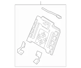Br3z-6360508-a Ford Genuine Seat Back Panel