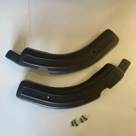 C671a Ford 1980-1991 F150 F250 F350 Bench Seat Black Hinge Trim Covers Bezels Oem