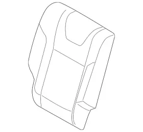 Cj5z-7866600-cd Ford Genuine Seat Back Cover