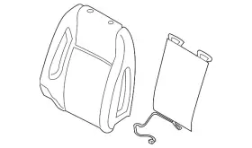 Ck4z-9964811-c Ford Genuine Seat Back Pad