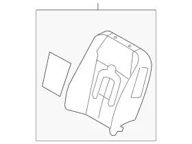 Ct4z-7864810-b Ford Genuine Seat Back Pad