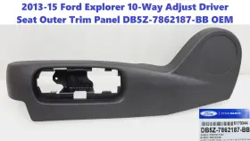 Db5z-7862187-bb Ford 2013-15 Explorer 10-way Adjust Driver Seat Outer Trim Panel