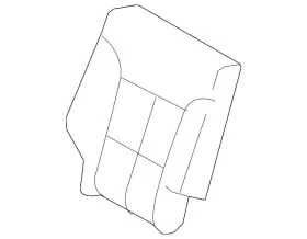 Dt4z-7866600-ac Ford Genuine Seat Back Cushion Cover