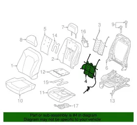 Du5z-9665500-n Ford New Genuine Adjuster Du5z9665500n / Oem