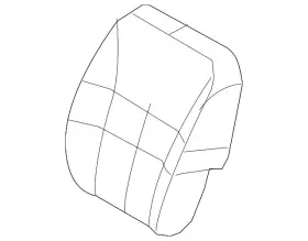 Ea1z-7864416-bb Ford Genuine Seat Back Cover