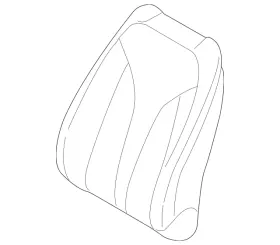 Ej7z-7864416-ba Ford Genuine Seat Back Cover