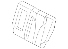 Ej7z-7866600-cc Ford Genuine Seat Back Cover