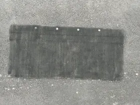 F2tz-40374 Ford 92-96 Dark Grey Carpet For Back Of Cab Interior F150 F250 F350 Obs
