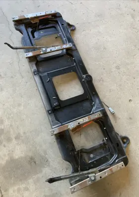F6ts-1561756-aa Ford 1992-1996 97 Obs F150 F250 F350 Bench To Bucket Seat Base Frame With Rails Oem