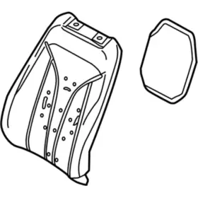 Fa1z-58632a22-bb Ford Lincoln Mkx - Passenger Side Seat Cushion
