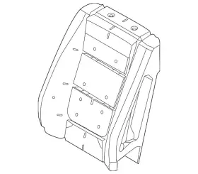 Fb5z-7864811-g Ford Genuine Seat Back Pad