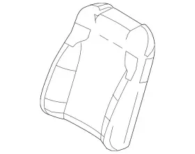 Fg1z-5464417-pb Ford Genuine Seat Back Cover